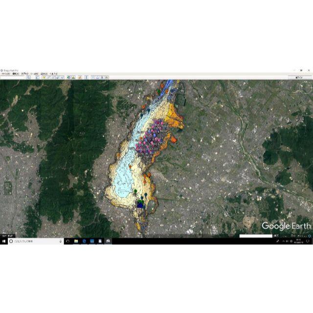 スマホ・モバイル用　GoogleEarth琵琶湖南湖全域マップ 6