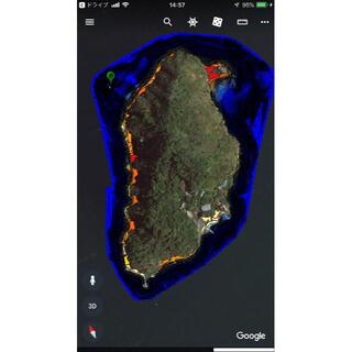 スマホ・モバイル用　GoogleEarth琵琶湖湖北広域マップ