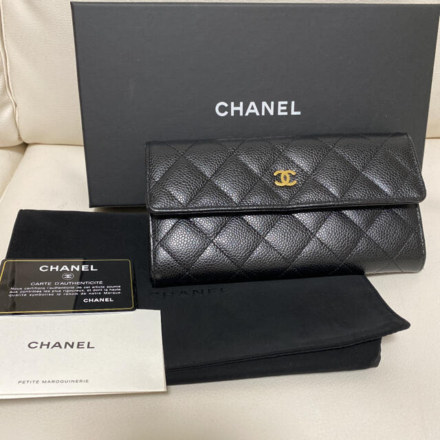 【送料無料】美品♡CHANEL長財布♡