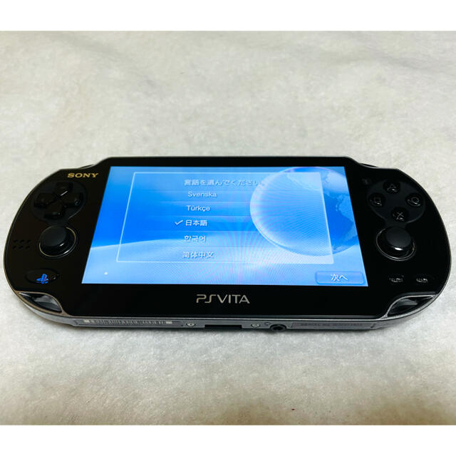 ☆極美品☆ PSVita PCH-1000 ZA01  ブラック 画面傷無し家庭用ゲーム機本体