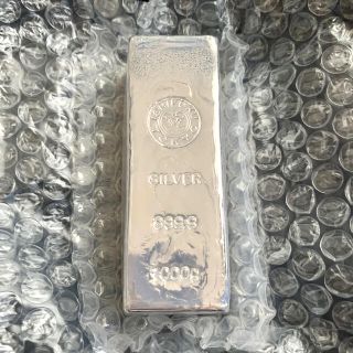 【石福金属興業】銀地金  純銀  インゴット 1kg(金属工芸)