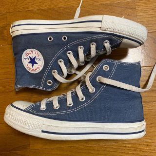 コンバース(CONVERSE)のコンバース　ブルー　ハイカット　23.5cm(スニーカー)