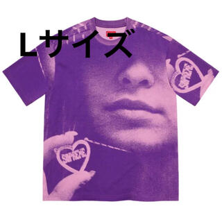 シュプリーム(Supreme)のSupreme Kim Necklace S/S Top L purple 紫(Tシャツ/カットソー(半袖/袖なし))