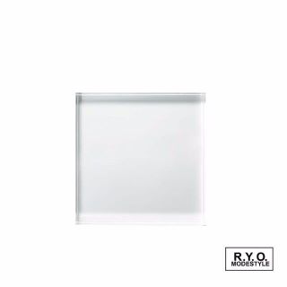 アクリルステージ 厚さ10mm　100ｘ100ｘH10mm 　透明(小物入れ)