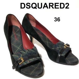 ディースクエアード(DSQUARED2)のディースクエアード パンプス/サンダル 36/DSQUARED2 オープントゥ (ハイヒール/パンプス)