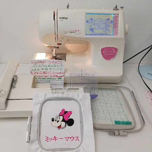 最新発見 Brother 整備済 ブラザー D00 ディズニー刺繍 刺繍機 説明書あり その他 L S Co Jp