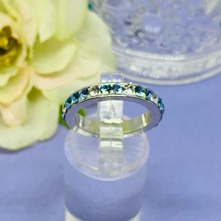 スワロフスキー(SWAROVSKI)のクリスタルエタニティリング/夏色(リング(指輪))