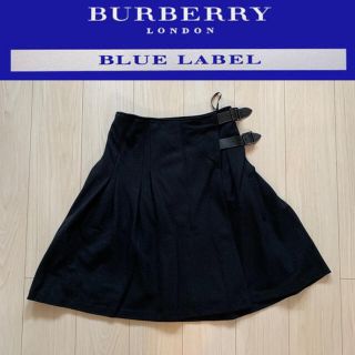 バーバリーブルーレーベル(BURBERRY BLUE LABEL)のバーバリー　フレアスカート　プリーツスカート(ミニスカート)