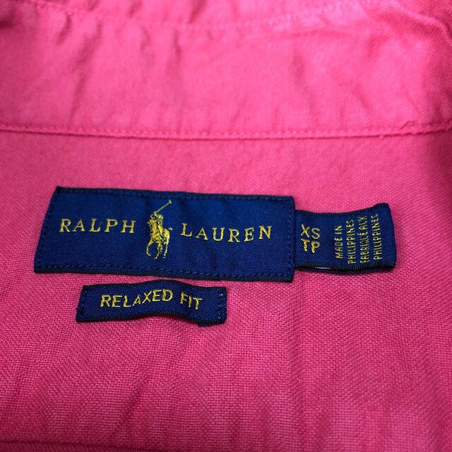 Ralph Lauren(ラルフローレン)の値下げしました　ラルフローレン　シャツ美品　ウオッシュドピンク　 レディースのトップス(シャツ/ブラウス(長袖/七分))の商品写真