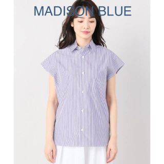 マディソンブルー(MADISONBLUE)の【MADISONBLUE 】J.BRADLEYスリーブレスシャツ/パープル/00(シャツ/ブラウス(半袖/袖なし))