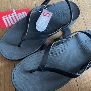 フィットフロップ(fitflop)のフィットフロップ　新品フリップレザーサンダル  22cm (サンダル)