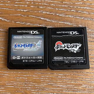 Nintendo DS ポケットモンスター　ブラック、ソウルシルバー(携帯用ゲームソフト)