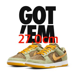 ナイキ(NIKE)のNIKE DUNK LOW "OLIVE GOLD   27.0cm(スニーカー)