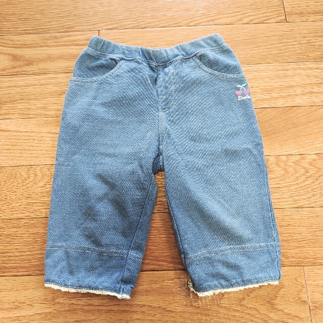 3can4on(サンカンシオン)の3can4on　デニムズボン　95cm　サンカンシオン キッズ/ベビー/マタニティのキッズ服女の子用(90cm~)(パンツ/スパッツ)の商品写真