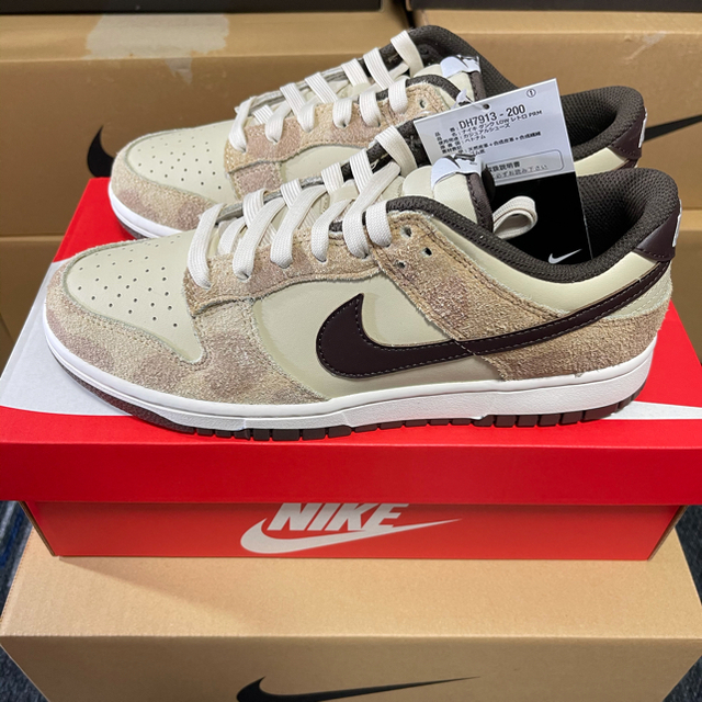 アニマルNIKE DUNK LOW PRM ANIMAL 26.0cm  チーター