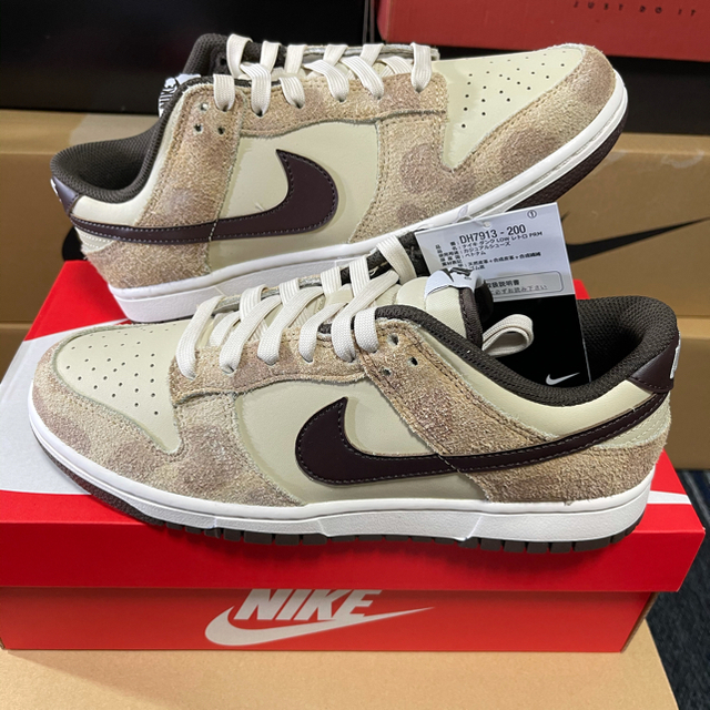 アニマルNIKE DUNK LOW PRM ANIMAL 26.0cm  チーター