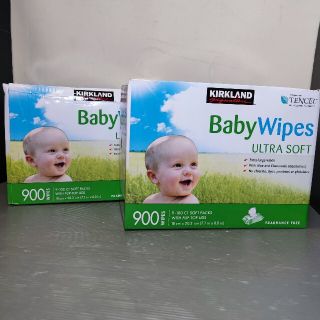 コストコ(コストコ)のBaby Wipes ベビーワイプおしりふき　900枚x2箱セット(ベビーおしりふき)