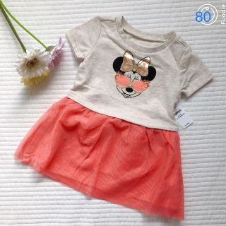 ベビーギャップ(babyGAP)の新品♡baby gap ミニーちゃんチュールワンピース(ワンピース)