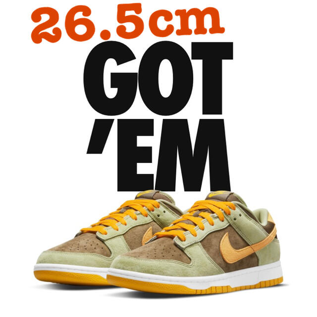 NIKE DUNK LOW  Dusty Oliveナイキダンクロー26.5cm靴/シューズ