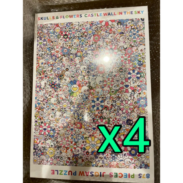 Jigsaw Puzzle SKULLS & FLOWERS 村上隆 パズル