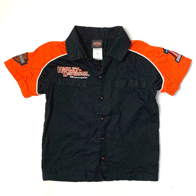 Harley Davidson(ハーレーダビッドソン)の110cm Harley-Davidson shirt キッズ/ベビー/マタニティのキッズ服男の子用(90cm~)(Tシャツ/カットソー)の商品写真