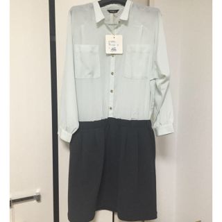 ルージュヴィフ(Rouge vif)のfonce♡新品 シャツワンピース(ひざ丈ワンピース)