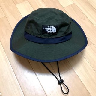 ザノースフェイス(THE NORTH FACE)の【紐訳あり】ノースフェイス　ホライズンハット　メッシュ　XL　帽子　モスグリーン(ハット)