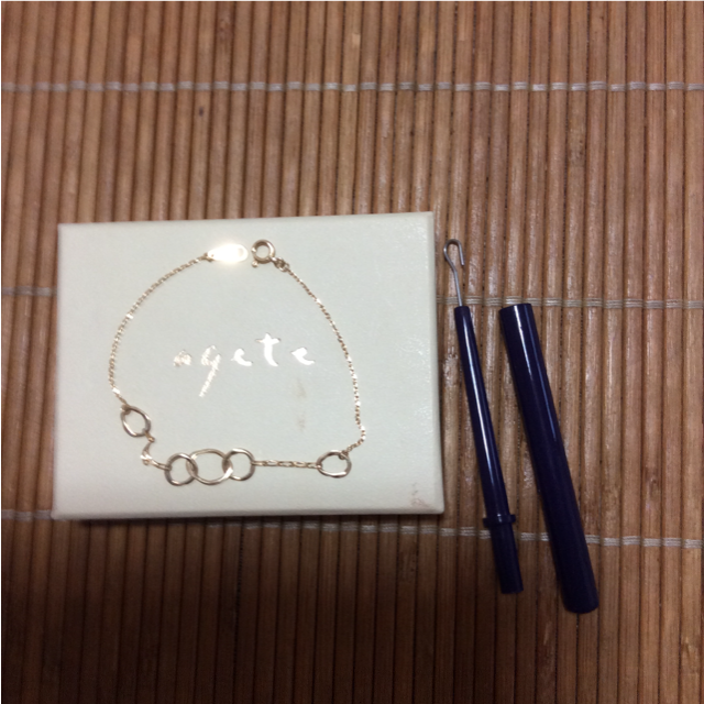 agete - アガットK10ブレスレッド 装着補助具付きの通販 by ジェミニ