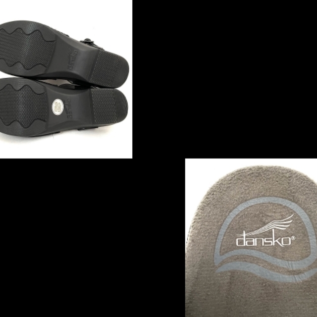 ダンスコ 37 レディース - 黒 レザー レディースの靴/シューズ(サンダル)の商品写真