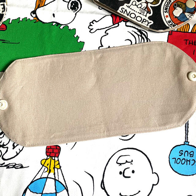 SNOOPY(スヌーピー)のマスク　仮置きケース　スヌーピー　No4 ハンドメイドのファッション小物(その他)の商品写真