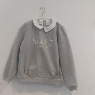 ポンポネット(pom ponette)のpomponette  Sサイズ 長袖裏起毛トレーナー(Tシャツ/カットソー)