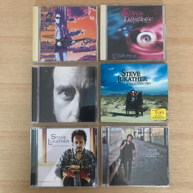 TOTOのスティーヴ・ルカサー(Steve Lukather)ソロCD6枚 エンタメ/ホビーのCD(ポップス/ロック(洋楽))の商品写真