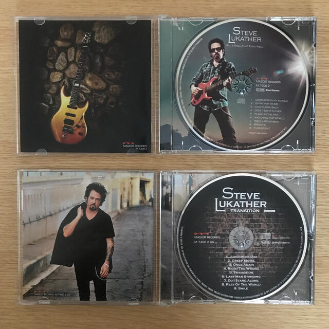 TOTOのスティーヴ・ルカサー(Steve Lukather)ソロCD6枚 エンタメ/ホビーのCD(ポップス/ロック(洋楽))の商品写真