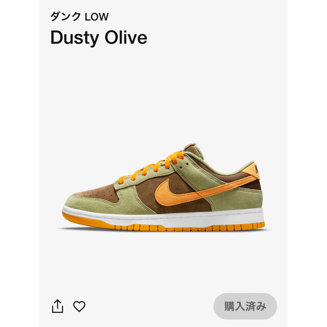 送料込 28cm SNKRS NIKE DUNK Low Dusty olive