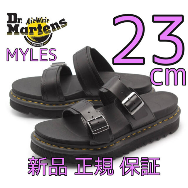 23cmUK4素材ドクターマーチン マイルス MYLES 23cm UK4 厚底サンダル 新品