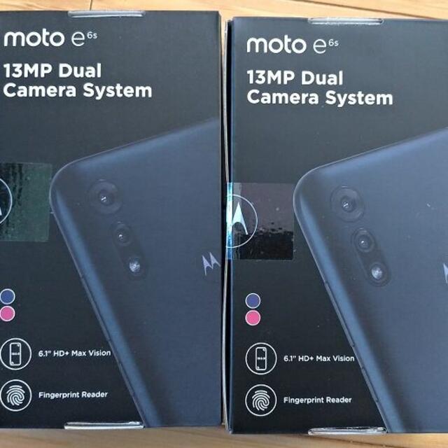 新品未開封】Motorola moto e6s【メトログレー/エレキピンク】 | www ...