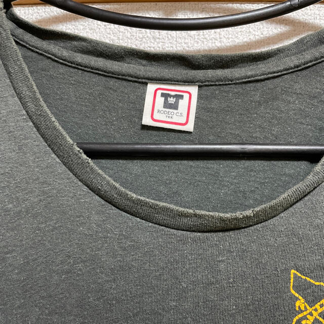 RODEO CROWNS(ロデオクラウンズ)のロデオクラウンズ　古着加工　Tシャツ　ダメージ レディースのトップス(Tシャツ(半袖/袖なし))の商品写真