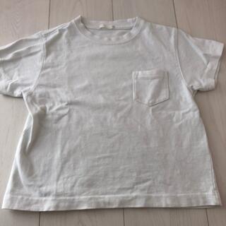 ジーユー(GU)のGU キッズ　白　Tシャツ　110(Tシャツ/カットソー)