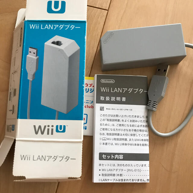 Wii U(ウィーユー)のWii U LANアダプタ エンタメ/ホビーのゲームソフト/ゲーム機本体(その他)の商品写真