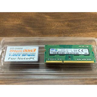 サムスン(SAMSUNG)のSAMSUNG PC3L-12800S DDR3 SO-DIMM 4GB(ノートPC)