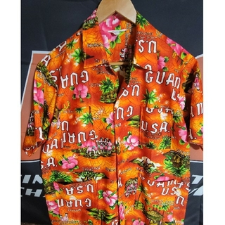 Hawaii SPORT WEAR アロハシャツ 総柄 ビッグサイズ 南国 XL(シャツ)