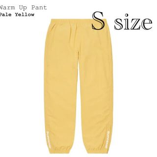 シュプリーム(Supreme)のsupreme warm up pant yellow(ワークパンツ/カーゴパンツ)