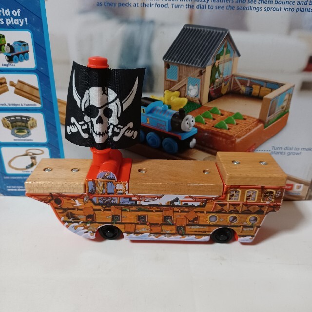 木製　トーマス　海賊船????‍☠️
