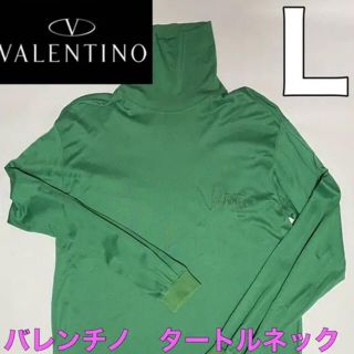 ジャンニバレンチノ(GIANNI VALENTINO)のバレンチノ タートルネック　ヴィンテージ　緑　(Tシャツ/カットソー(七分/長袖))