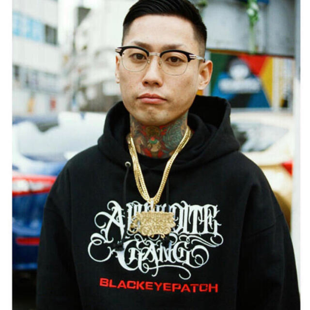 WACKO MARIA(ワコマリア)の舐達麻 APHRODITEGANG black eye patch フーディ メンズのトップス(パーカー)の商品写真