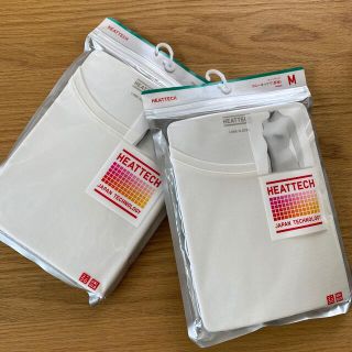 ユニクロ(UNIQLO)のUNIQLO ヒートテック　白長袖M(アンダーシャツ/防寒インナー)