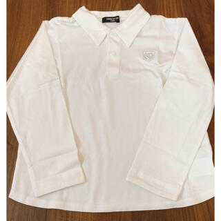 コムサイズム(COMME CA ISM)のコムサイズム　ポロシャツ　白　130(Tシャツ/カットソー)