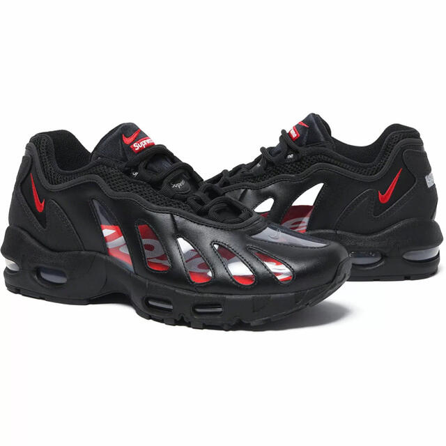 メンズ【27.5cm】Supreme®/Nike® Air Max 96  black