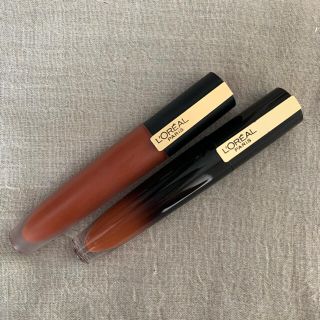 ロレアルパリ(L'Oreal Paris)のロレアルパリ　ルージュシグネチャー130 ブリリアントシグネチャー304 セット(リップグロス)