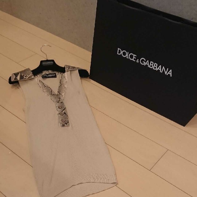 DOLCE\u0026GABBANA ／ノースリーブトップス